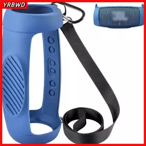YRBWD cho Charge 5 Vỏ Silicon, Silicon Di Động Chống Thấm Nước, Mềm Mại Bền Với Móc Carabiner Và Dây Đeo Vai Giá Đỡ Silicon