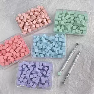 50 / 100 Cái Vuông Móng Tay Nghệ Thuật Bộ Bọt Biển Gradient Bàn Chải Móng Tay Gel Thiết Kế Ba Lan Miếng Bọt Biển Móng Tay Lấy Bút Đồ Dùng Làm Móng Tay