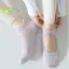 90% Cotton Yoga Sos Cotton Silicon Chống Trượt Thể Dục Trong Nhà Pu Lati Sos Nữ Không Xương Ba Rò Rỉ Thể Thao Sos [MỚI]