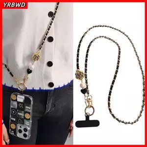 Dây treo điện thoại di động YRBWD, Dây đeo chéo bằng da Chuỗi túi dài đa năng, Dây chống rơi DIY Điện thoại di động Dây buộc điện thoại di động Điện thoại di động
