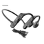 < CarFashion > Tai nghe dẫn truyền xương Móc tai 3D Stereo Bass Tai nghe thể thao tương thích Bluetooth 50 Tai nghe không dây cho ngoài trời