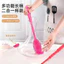 Đa Năng Tay Cầm Dài Hai Trong Một Cốc Bàn Chải Chai Bàn Chải Treo Tường Bình Làm Sạch Ống Hút Nắp Cốc Bàn Chải Khử Nhiễm AFDG