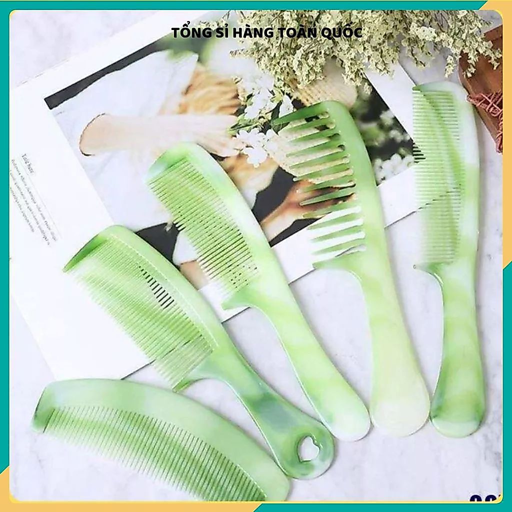 BỘ 10 LƯỢC CHẢI TÓC RĂNG THƯA RĂNG NHỎ - Lược tạo kiểu, gỡ rối tóc, chất liệu bền đẹp, tiện dụng