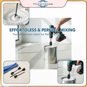 ĐIỆN ​​6 Cái Epoxy Trộn Stis Khoan Sơn Khuấy Thanh Cho Nhựa Sơn Dầu Cao Su Đa Năng Putty Trộn Kèm.