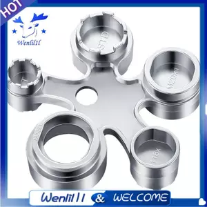 Công cụ loại bỏ máy sục khí vòi, Cờ lê chìa khóa máy sục khí cho TF ren ẩn, TJ, TT, JR, STD và cắt bên / tròn W / Vỏ M16-