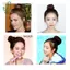 Phụ kiện tóc kiểu tóc hàng ngày Dệt Donut để biểu diễn khiêu vũ Vẻ ngoài có sẵn