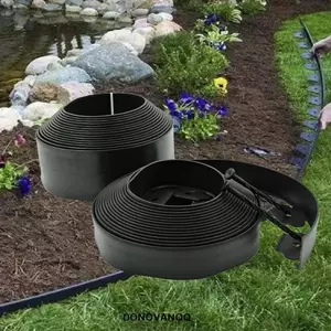 Rào cản sân vườn DONOVANQQ, Băng cản bãi cỏ 4 / 8 / 12 / 15cm hạng nặng, Đai cách ly chịu thời tiết Dễ dàng lắp đặt Giường hoa viền sân vườn bền