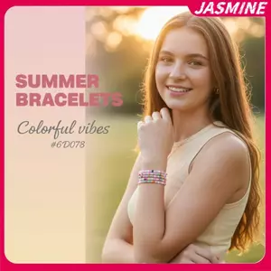 JASMINE Vòng Tay Học Sinh Có Thể Điều Chỉnh 1 3 5 Chiếc Tốt Nghiệp Mill Hạt Trang Sức Thủ Công Cho Lễ Kỷ Niệm Trường Học JASMINE