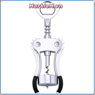 Dụng cụ mở rượu cao cấp MARBLEM, hợp kim kẽm 6,86 inch, đa năng, màu bạc, dùng cho rượu vang đỏ gia dụng