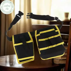 PUSKY 360 Xoay Điện Dụng Cụ Túi Chống Thấm Nước Có Thể Điều Chỉnh Thắt Lưng Túi Nhiều Nhà Thơ Dụng Cụ Chống Mài Mòn Túi Bảo Quản VN