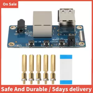 Phù hợp cho Bảng mở rộng Zero 2 W Bảng giao diện Cổng mạng 100M + USB 2.0 + Giao diện âm thanh và Video Analog Phụ kiện thay thế 1 Bộ