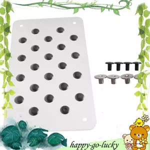 Thảm trải sàn bàn đạp chống thảm bằng hợp kim nhôm Thảm trải sàn ô tô đa năng Thảm lót sàn xe hơi Bàn chân Tấm còng cao su môi trường Phụ kiện ô tô Kiểu dáng