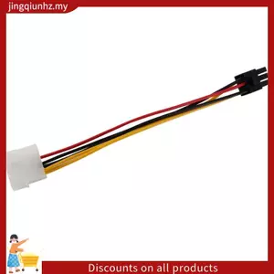 Cáp nguồn ổ cắm nữ 4 chân sang 6 chân cho bộ chuyển đổi PCIe PCI Express
