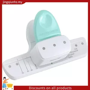 Loose Leaf Hole Punch Công cụ lập kế hoạch hàng ngày có thể điều chỉnh Máy đục lỗ giấy 3 lỗ cho A5 8 tờ Dung lượng Sổ lưu niệm
