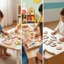 Bộ câu đố bằng gỗ Câu đố lồng vào nhau với hộp lưu trữ Đồ chơi giáo dục Học tập sớm Di động cho trẻ em, mầm non, phòng chơi
