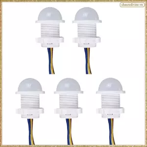 Công tắc cảm biến chuyển động Cảm biến cơ thể hồng ngoại Công tắc phát hiện PIR 5 CÁI cho đèn trần LED cho máy dò ánh sáng gia đình