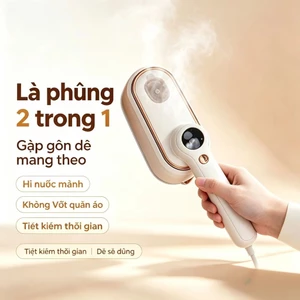 【🔥】Bàn Ủi Hơi Nước Cầm Tay 1200W – Ủi Khô & Hơi Nước 2 Trong 1, Bình Chứa 160ml, Ủi Treo Nhanh Phẳng Mịn