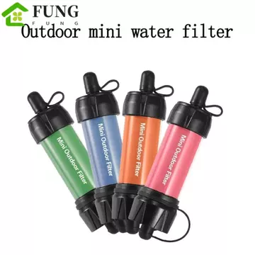 Ống hút lọc nước Mini FUNG, Máy lọc uống trực tiếp Bộ nước lọc, Dụng cụ ngoài trời Sinh tồn Ống hút cầm tay Máy nước uống Ống hút leo núi