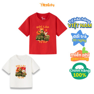Áo thun Việt Nam tay ngắn unisex bé trai/bé gái Rabity 900.136