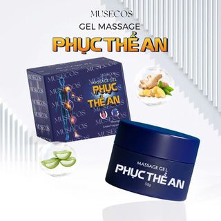 Gel Massage Thảo Dược Phục Thể An  Musecos (50g) - Hỗ trợ tê bì chân tay, nhức mỏi, đau cơ, xương khớp