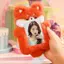 BAMBOOB Photocard, Hộp đựng thẻ ảnh sang trọng đa chức năng, Gấu hoạt hình thời trang / Thỏ / Gà con Hình ảnh thần tượng dễ thương Vỏ bảo vệ Quà tặng