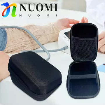 Hộp đựng máy đo huyết áp NUOMI, Túi bảo vệ máy đo huyết áp hình tam giác vỏ cứng, Thiết kế lưới Vỏ cứng di động chống sốc cho máy đo huyết áp