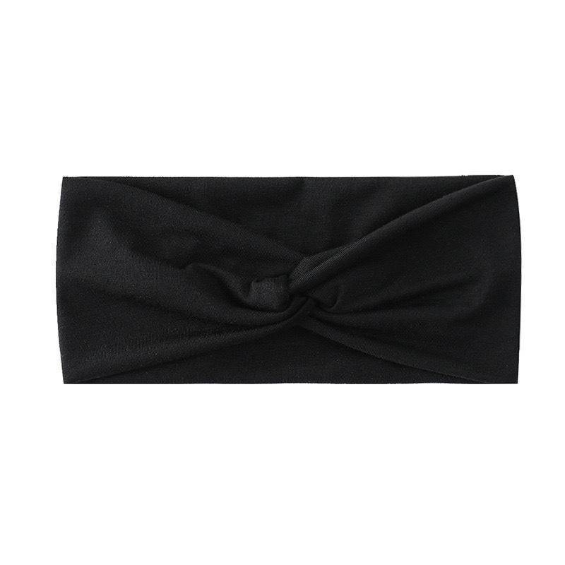 LIS Solid Knotted Sports Non Slip Yoga Workout Hair Wrap HUJ | Shopee ...
