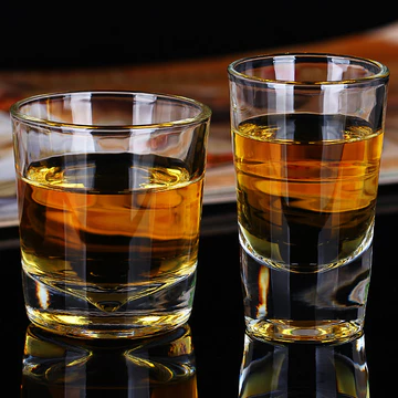 Whisky Thủy Tinh Tròn Thanh Thủy Tinh Whisky Chuyên Dụng Thủy Tinh Bia Thủy Tinh Spirits Nước Ngoài Rượu Thủy Tinh Nước Thủy Tinh