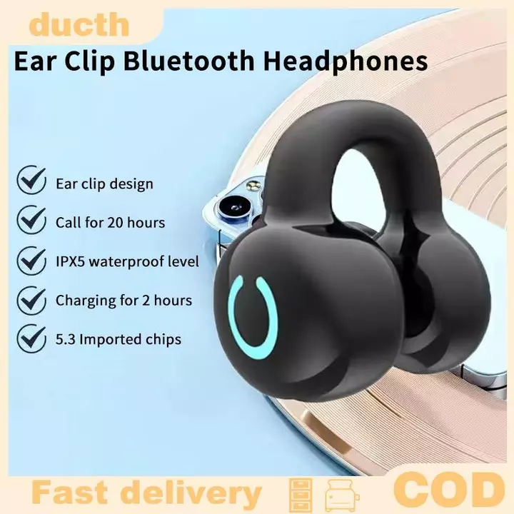 <Mới> Tai nghe không dây tai nghe Bluetooth Tai nghe giảm tiếng ồn Tai nghe tai nghe đơn cho thể thao chạy Tai nghe nhạc