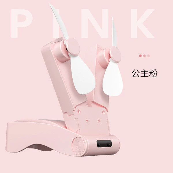 mini handheld fan | mini electric fan ▲Quạt gấp hai đầu xuyên biên giới Quạt bỏ túi Quạt Mini cầm tay Sạc USB Quạt nhỏ ngoài trời di động – 5