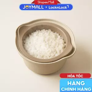 Nồi Nấu Cơm Silicone Locknlock LWP713, Dùng Được Lò Vi Sóng, Dung Tích 1.4L, Hàng Chính Hãng - Joymall