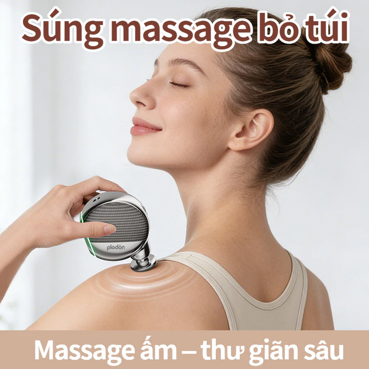 Súng massage thư giãn cơ – máy massage mini đa năng cầm tay, máy massage chạy điện, thích hợp làm quà tặng