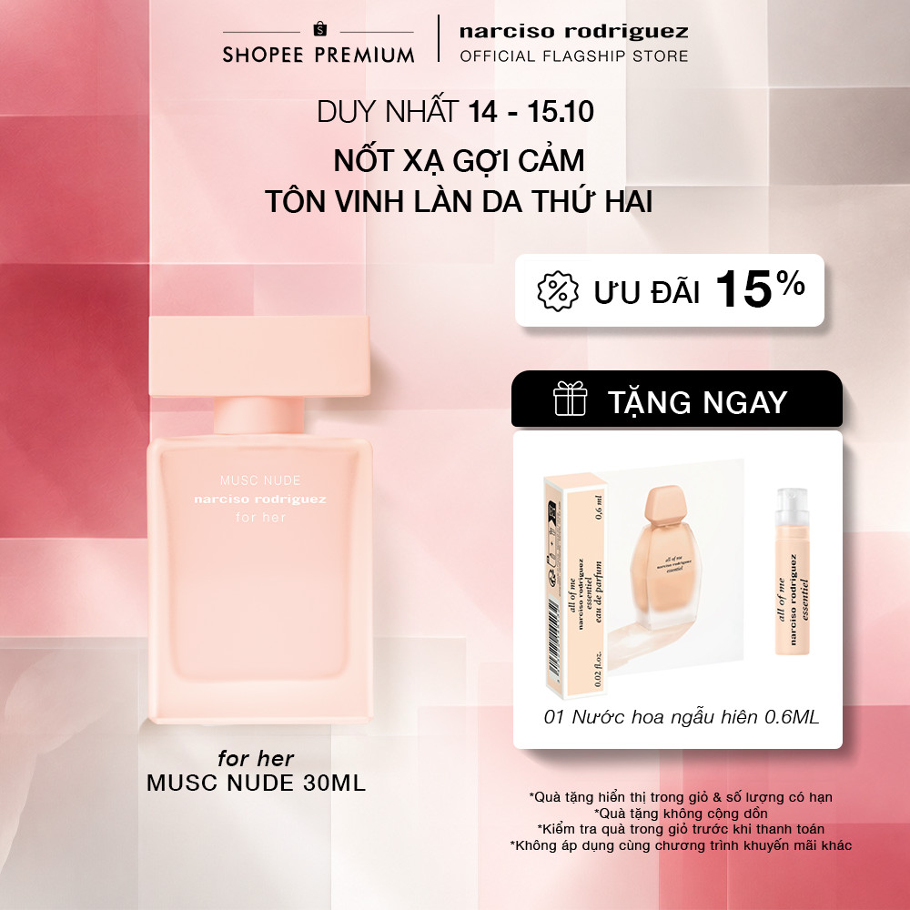 Nước hoa nữ Narciso Rodriguez Musc Nude EDP 30ml