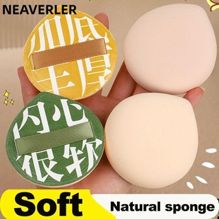 NEAVERLER Miếng bọt biển trang điểm Hàn Quốc, Puff đệm trang điểm hình tam giác khô nhanh, Bọt biển máy xay sinh tố mềm hình giọt nước có thể giặt được cho kem lỏng và bột