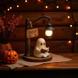 Mềm Ma Xoay Đèn Chất Lượng Cao Hình Ma Dễ Thương Whimsical Quyến Rũ Cho Bàn Làm Việc Kệ Mantels