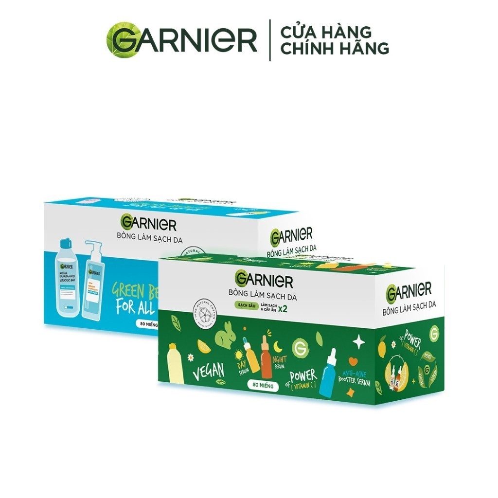 [Quà tặng không bán] Bông tẩy trang làm sạch da làm từ 100% bông tự nhiên - 80 miếng