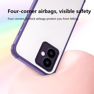 Ốp lưng vivo V60 Lite v60lite V2530 Đệm khí bốn góc trong suốt cao cấp bảo vệ vỏ mềm chống sốc Vỏ điện thoại