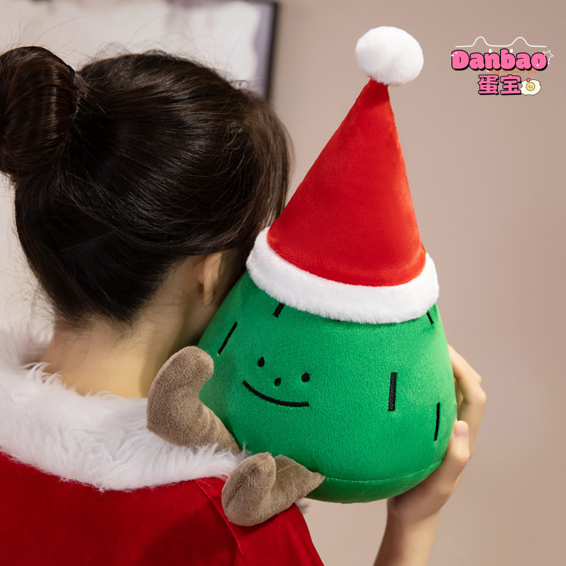 ((DANBAO) Đồ chơi sang trọng cây thông Noel vui vẻ Chất liệu búp bê cây thông Noel dễ thương Quà tặng mềm cho bạn bè Quà tặng Giáng sinh Đồ chơi DANBAO