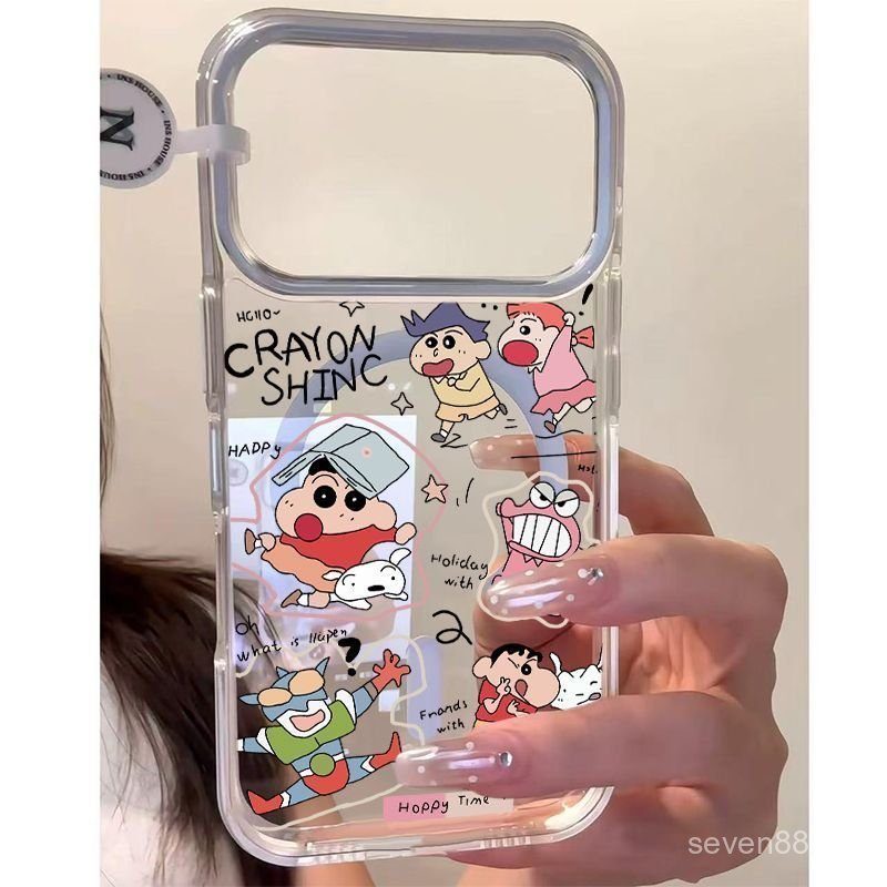 Ốp Điện Thoại Thích Hợp Cho iPhone X XS XR XSMAX 11 12 13 14 15 16 17 Pro max Plus Air Play Shin-Chan Vỏ Bảo Vệ Chống Sốc Bao Gồm Tất Cả Từ Tính RZ08
