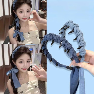 BỜM TÓC VẢI BUỘC NƠ DÁNG DÀI – PHỤ KIỆN TẠO KIỂU TÓC DỄ THƯƠNG, GIỮ NẾP GỌN GÀNG CHUẨN PHONG CÁCH HÀN QUỐC