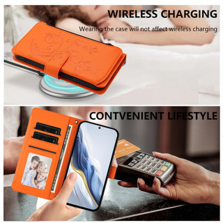 Vỏ Điện Thoại Lật Cho Infinix Hot 50i 50 Pro Plus Smart 9 HD Dây Kéo Ví Phong Cách Da PU Vỏ Điện Thoại