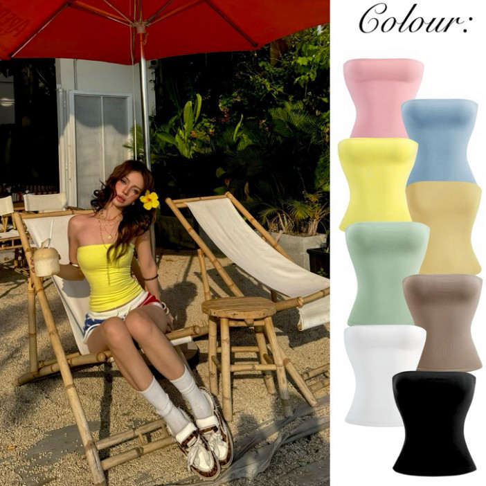 𝐒𝐔𝐌𝐌𝐄𝐑 𝐓𝐔𝐁𝐄 ] Áo quây ống Slimfit, Chất dày dặn cotton thun lạnh,co dãn tốt basic phù hợp hằng ngày 12 Tháng Sáu MA 230