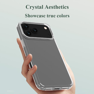 Ốp điện thoại Lereach Crystal Clear cho iPhone 17 Pro Max / iPhone Air / 17 Pro / 17 - Chống sốc siêu mỏng | CHỐNG-Scratch