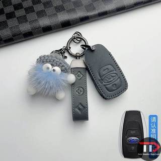 Vỏ chìa khóa ô tô bằng da thật Subaru Thích hợp cho Subaru / XV / Forester / BRZ / Aohu