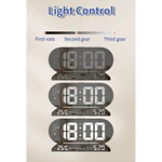 Đồng hồ báo thức LED kỹ thuật số Đồng hồ nhiệt độ Đồng hồ điều khiển bằng giọng nói đơn giản Đồng hồ sinh viên Đồng hồ báo thức nhỏ Điện tử — ảnh 7