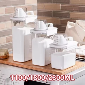 Bình đựng đồ giặt có cốc đo Chất tẩy rửa đóng gói lon kín