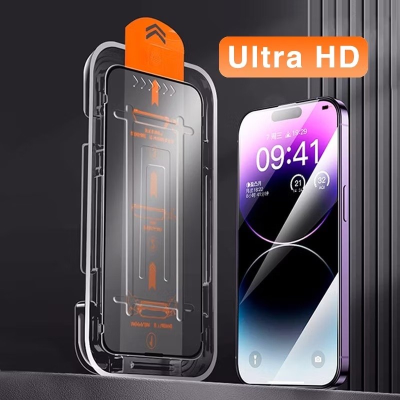 Vỏ bảo vệ điện thoại và chống bụi HD sang trọng Thích hợp cho iPhone 17 16 15 14 13 12 11 Pro Max Air 16E Plus XR XS Max Phim bảo vệ toàn màn hình