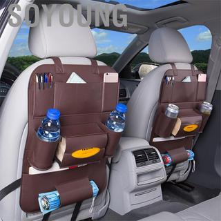 Soyoung Soyoung Da Pu Ghế Sau Ô Tô Sắp Xếp Hàng Ghế Sau Hộp Đựng Cà Phê