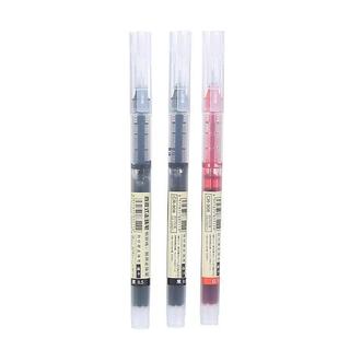 Combo 10 Bút Bi Mực Gel Dung Tích Lớn Basic Bút Bi Nước Mực Gel Khô Nhanh Ngòi 0.5mm, Mực Đều, Nét Chữ Đẹp