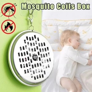 Hộp đốt hương Câu cá ngoài trời Máy khuếch tán cuộn dây muỗi cầm tay Giá đỡ cuộn dây muỗi